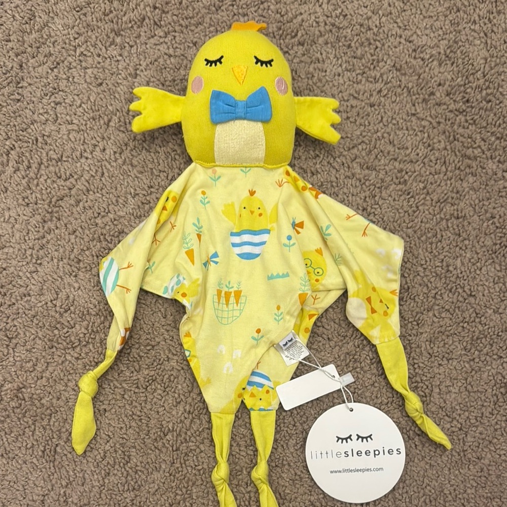 Little Sleepies Yellow Chick Lovey